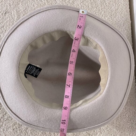 5/$25 Le Chateau Light Grey  Wool Wide Brim Hat - Picture 10 of 15